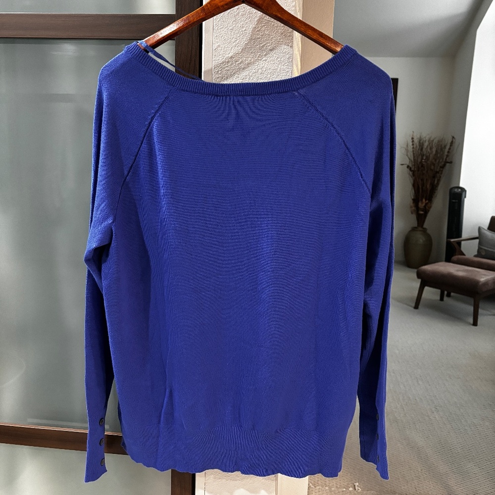 Lane Bryant Cardigan - Royal Blue Size 14/16 - Picture 3 of 8